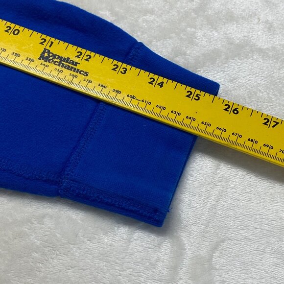 Lands End Mens XL Serious Sweats Blue Half-Zip Pullover Wnter Warm - Picture 11 of 11